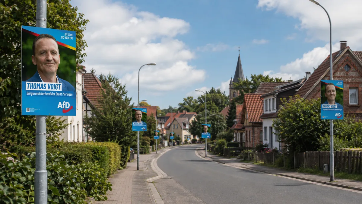 Wahlplakate von Thomas Voigt in Moringen
